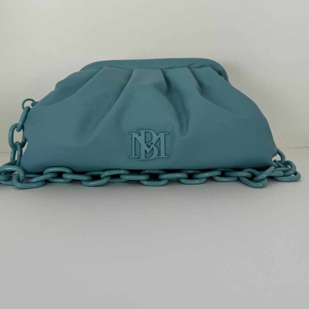 Badgley Mischka Blue Chain Bag NWT